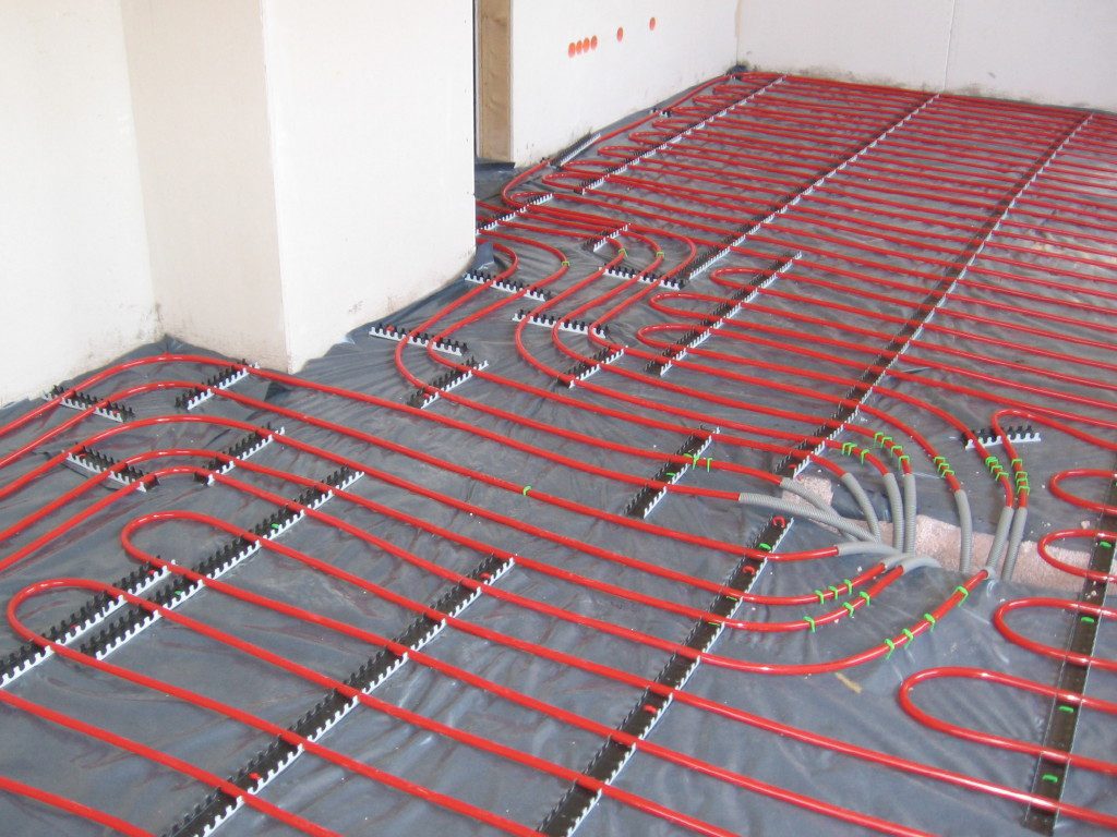 Hydronic floor heating Hydronic floor heating