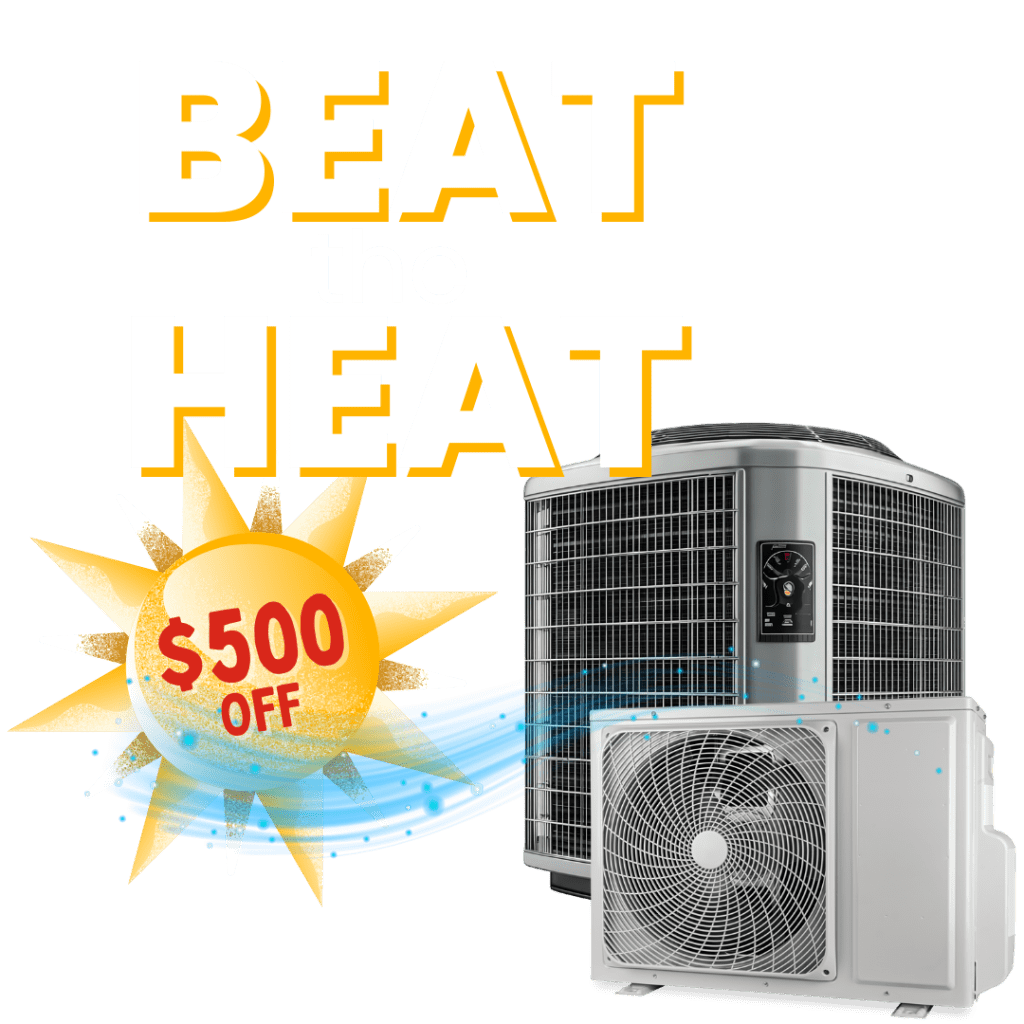 Beat the heat promo: $500 off new AC installation